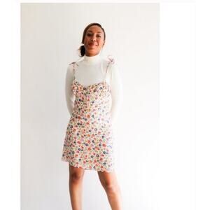 THE KOOPLES Short Silk Dress with Shoulder Straps Size 1/US Size Small